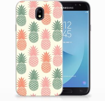 B2Ctelecom Samsung Galaxy J7 2017 | J7 Pro TPU siliconen Hoesje Design Ananas