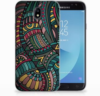 B2Ctelecom Samsung Galaxy J7 2017 | J7 Pro TPU siliconen Hoesje Design Aztec