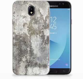 B2Ctelecom Samsung Galaxy J7 2017 | J7 Pro TPU siliconen Hoesje Design Beton