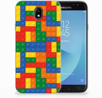 B2Ctelecom Samsung Galaxy J7 2017 | J7 Pro TPU siliconen Hoesje Design Blokken