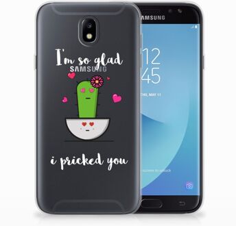 B2Ctelecom Samsung Galaxy J7 2017 | J7 Pro TPU siliconen Hoesje Design Cactus Glad