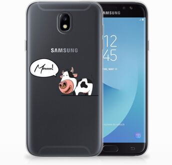 B2Ctelecom Samsung Galaxy J7 2017 | J7 Pro TPU siliconen Hoesje Design Cow