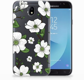 B2Ctelecom Samsung Galaxy J7 2017 | J7 Pro TPU siliconen Hoesje Design Dogwood Flowers