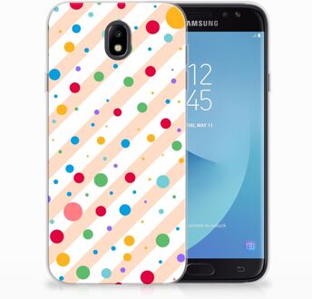 B2Ctelecom Samsung Galaxy J7 2017 | J7 Pro TPU siliconen Hoesje Design Dots