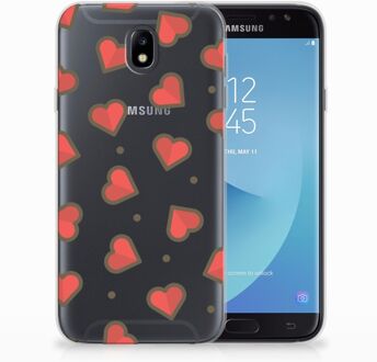 B2Ctelecom Samsung Galaxy J7 2017 | J7 Pro TPU siliconen Hoesje Design Hearts