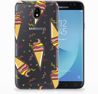 B2Ctelecom Samsung Galaxy J7 2017 | J7 Pro TPU siliconen Hoesje Design Icecream