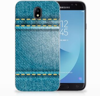 B2Ctelecom Samsung Galaxy J7 2017 | J7 Pro TPU siliconen Hoesje Design Jeans