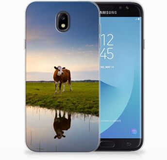 B2Ctelecom Samsung Galaxy J7 2017 | J7 Pro TPU siliconen Hoesje Design Koe