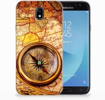 B2Ctelecom Samsung Galaxy J7 2017 | J7 Pro TPU siliconen Hoesje Design Kompas