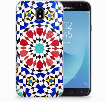 B2Ctelecom Samsung Galaxy J7 2017 | J7 Pro TPU siliconen Hoesje Design Mozaïek