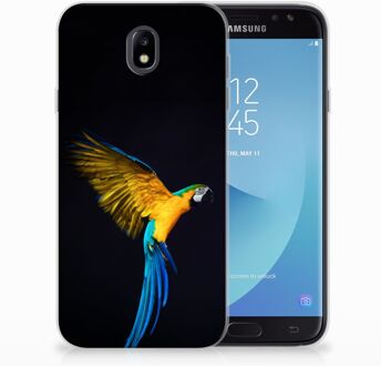 B2Ctelecom Samsung Galaxy J7 2017 | J7 Pro TPU siliconen Hoesje Design Papegaai