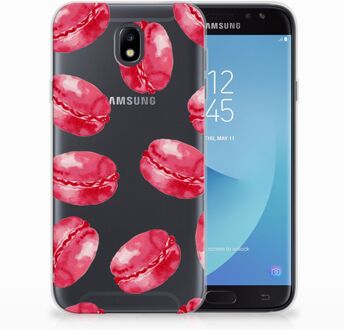 B2Ctelecom Samsung Galaxy J7 2017 | J7 Pro TPU siliconen Hoesje Design Pink Macarons