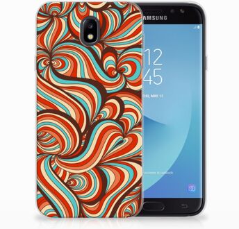 B2Ctelecom Samsung Galaxy J7 2017 | J7 Pro TPU siliconen Hoesje Design Retro