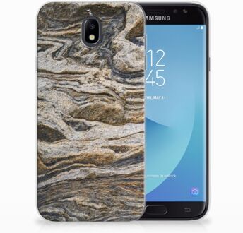 B2Ctelecom Samsung Galaxy J7 2017 | J7 Pro TPU siliconen Hoesje Design Steen