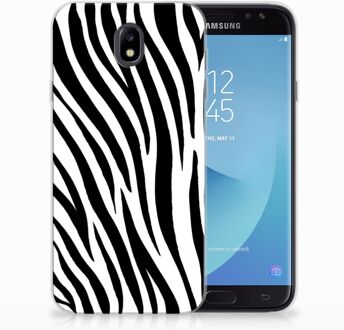 B2Ctelecom Samsung Galaxy J7 2017 | J7 Pro TPU siliconen Hoesje Design Zebra