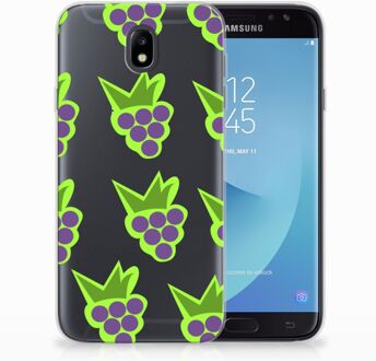 B2Ctelecom Samsung Galaxy J7 2017 | J7 Pro TPU siliconen Hoesje Druiven