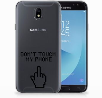 B2Ctelecom Samsung Galaxy J7 2017 | J7 Pro TPU siliconen Hoesje Finger DTMP