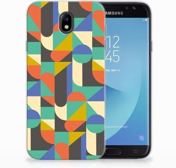 B2Ctelecom Samsung Galaxy J7 2017 | J7 Pro TPU-siliconen Hoesje Funky Retro