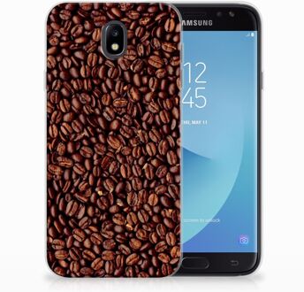 B2Ctelecom Samsung Galaxy J7 2017 | J7 Pro TPU siliconen Hoesje Koffiebonen