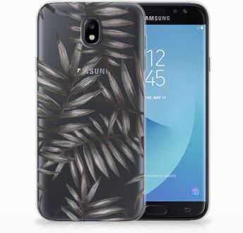 B2Ctelecom Samsung Galaxy J7 2017 | J7 Pro TPU siliconen Hoesje Leaves Grey