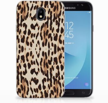 B2Ctelecom Samsung Galaxy J7 2017 | J7 Pro TPU siliconen Hoesje Leopard