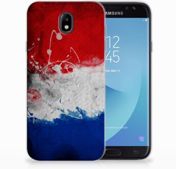 B2Ctelecom Samsung Galaxy J7 2017 | J7 Pro TPU siliconen Hoesje Nederlandse Vlag