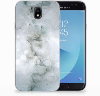 B2Ctelecom Samsung Galaxy J7 2017 | J7 Pro TPU siliconen Hoesje Painting Grey