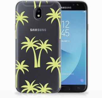 B2Ctelecom Samsung Galaxy J7 2017 | J7 Pro TPU siliconen Hoesje Palmtrees