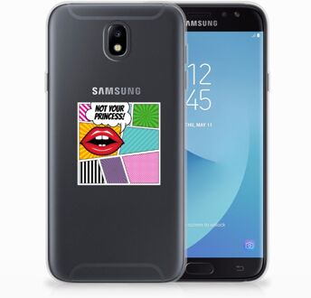 B2Ctelecom Samsung Galaxy J7 2017 | J7 Pro TPU siliconen Hoesje Popart Princess