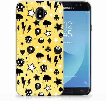 B2Ctelecom Samsung Galaxy J7 2017 | J7 Pro TPU siliconen Hoesje Punk Yellow