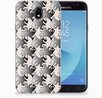 B2Ctelecom Samsung Galaxy J7 2017 | J7 Pro TPU siliconen Hoesje Salamander Grey