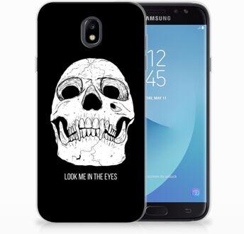 B2Ctelecom Samsung Galaxy J7 2017 | J7 Pro TPU siliconen Hoesje Skull Eyes