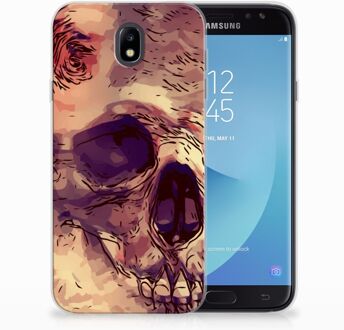 B2Ctelecom Samsung Galaxy J7 2017 | J7 Pro TPU siliconen Hoesje Skullhead