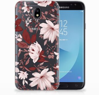 B2Ctelecom Samsung Galaxy J7 2017 | J7 Pro TPU siliconen Hoesje Watercolor Flowers