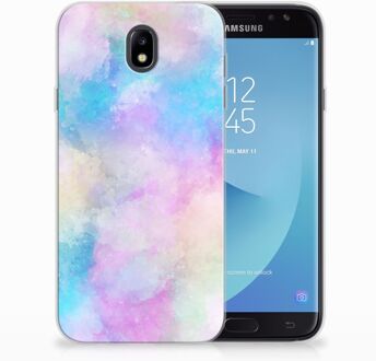 B2Ctelecom Samsung Galaxy J7 2017 | J7 Pro TPU siliconen Hoesje Watercolor Light