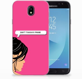 B2Ctelecom Samsung Galaxy J7 2017 | J7 Pro TPU siliconen Hoesje Woman DTMP