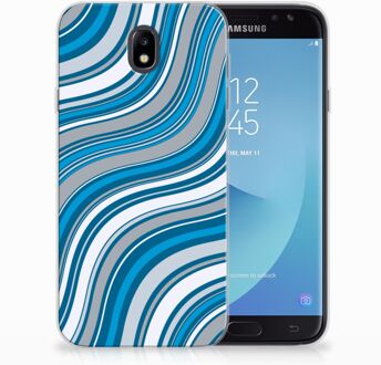 B2Ctelecom Samsung Galaxy J7 2017 TPU siliconen Hoesje Waves