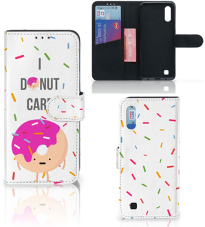 B2Ctelecom Samsung Galaxy M10 Book Cover Donut Roze