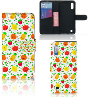 B2Ctelecom Samsung Galaxy M10 Book Cover Fruits