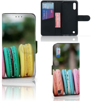 B2Ctelecom Samsung Galaxy M10 Book Cover Macarons