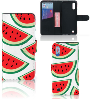 B2Ctelecom Samsung Galaxy M10 Book Cover Watermelons