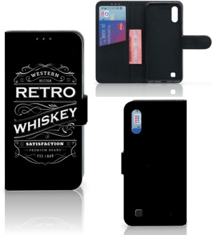 B2Ctelecom Samsung Galaxy M10 Book Cover Whiskey