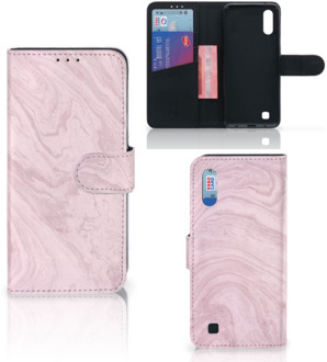 B2Ctelecom Samsung Galaxy M10 Bookcase Marble Roze