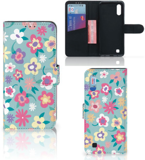 B2Ctelecom Samsung Galaxy M10 Hoesje Flower Power