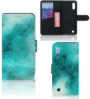 B2Ctelecom Samsung Galaxy M10 Hoesje Painting Blue