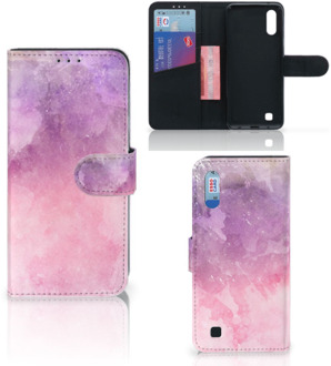 B2Ctelecom Samsung Galaxy M10 Hoesje Pink Purple Paint