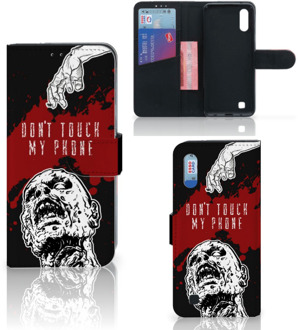 B2Ctelecom Samsung Galaxy M10 Portemonnee Hoesje Zombie Blood