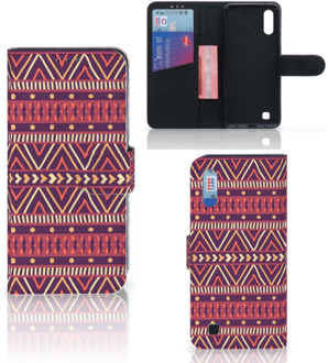 B2Ctelecom Samsung Galaxy M10 Telefoon Hoesje Aztec Purple