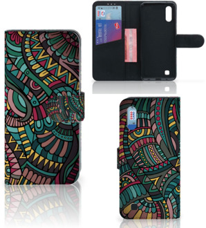 B2Ctelecom Samsung Galaxy M10 Telefoon Hoesje Aztec