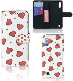 B2Ctelecom Samsung Galaxy M10 Telefoon Hoesje Hearts